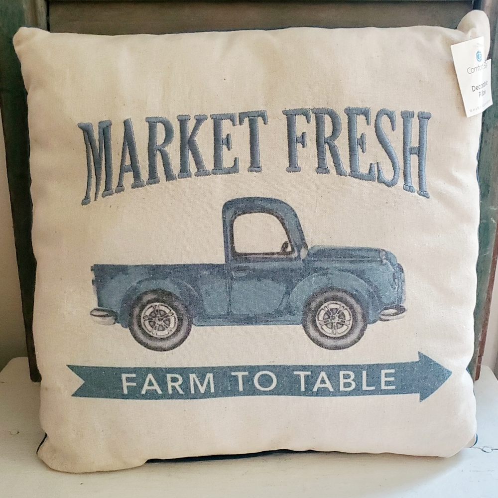 Market Fresh Farmhouse Pillow